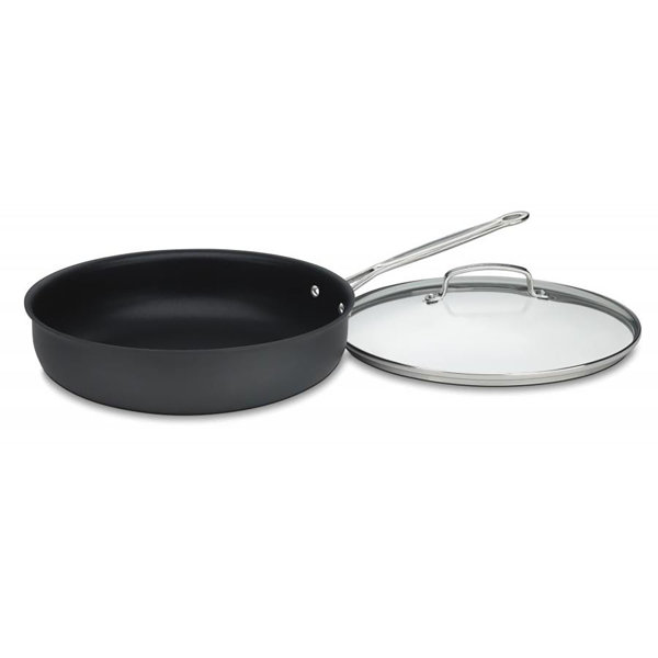 Cuisinart Cuisinart 12" NonStick Frying Pan with Lid & Reviews Wayfair